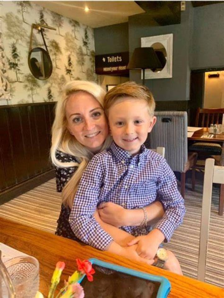 Mum Kat Gurnett wanted to help five-year-old Davey Gurnett feel less anxious about returning to school after the summer holidays