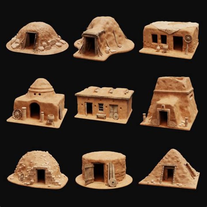 My traditional clay hut, complete with thatched roof, features a vast bed, concrete floors, outdoor bathroom