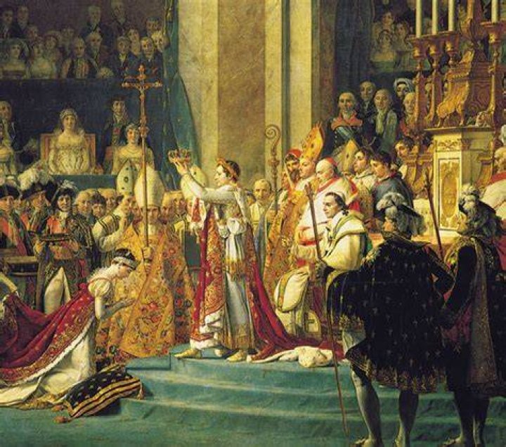 Napoleon crowned himself Emperor in 1804, also making his wife Empress