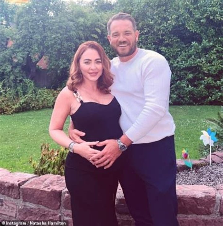 Natasha Hamilton has welcomed her fifth child, her first with husband Charles Gay