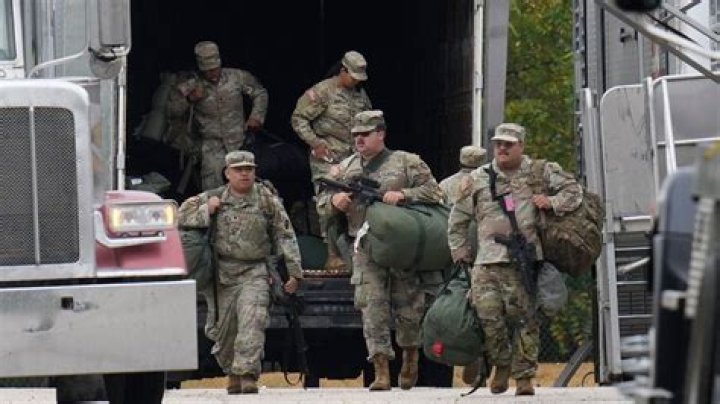 National Guard soldiers were sent to the city to try and restore order