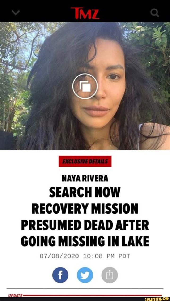  Naya is presumed dead