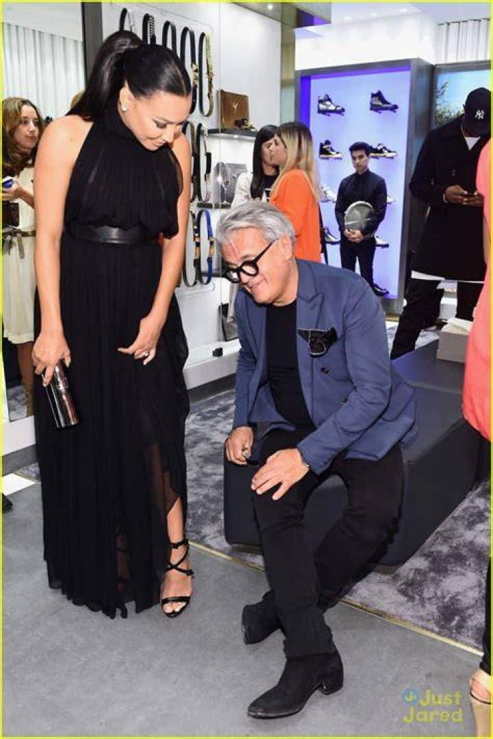 Naya Rivera and Giuseppe Zanotti