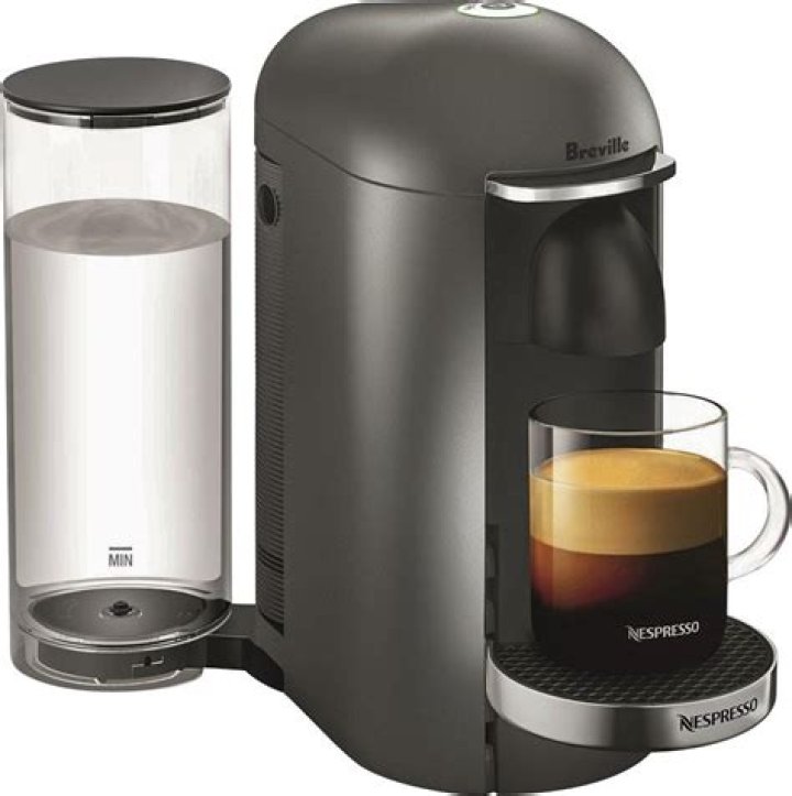 Nespresso VertuoPlus Coffee and Espresso Machine by De'Longhi, 38 ounces, Matte Black