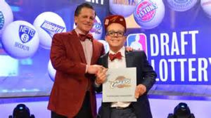 Nick Gilbert was known to be the Cavaliers' good luck charm due to his involvement in the NBA Draft Lotteries