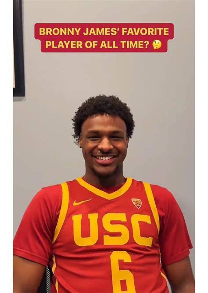 No Surprise Bronny James Names Father LeBron as His Favorite Player of All Time 694 067