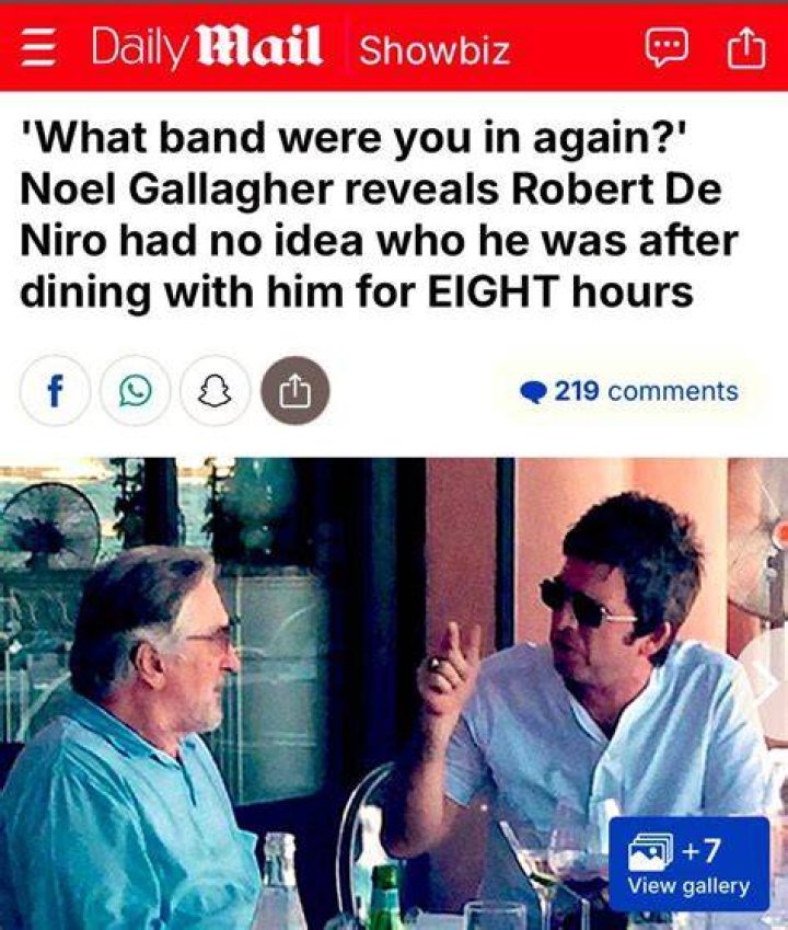 Noel Gallagher says he didn't want to meet Adele