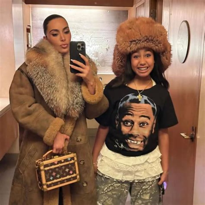North Makes Fun of Kim Kardashian