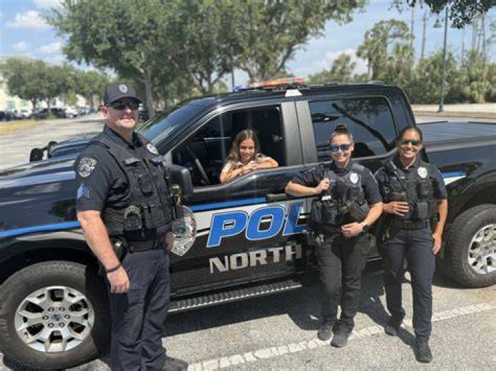 North Port Police paused their search of the Carlton reserve at nightfall Saturday