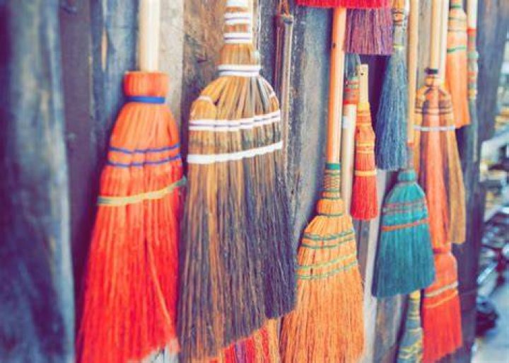Norwegians hide their brooms in order to avoid them being stolen by witches