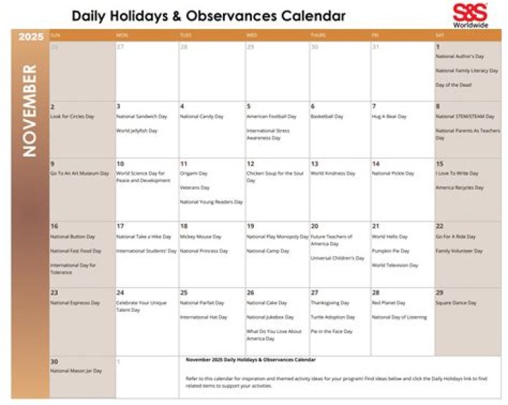 November holidays result in varying hours for financial institutions