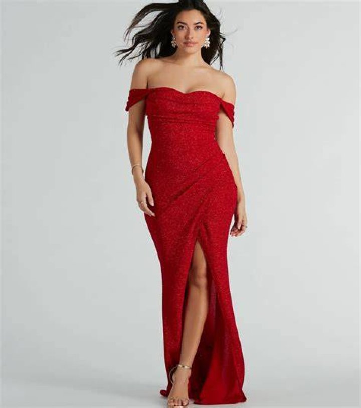 off-the-shoulder dress