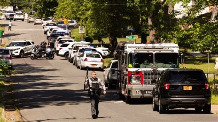 Officers were at the scene