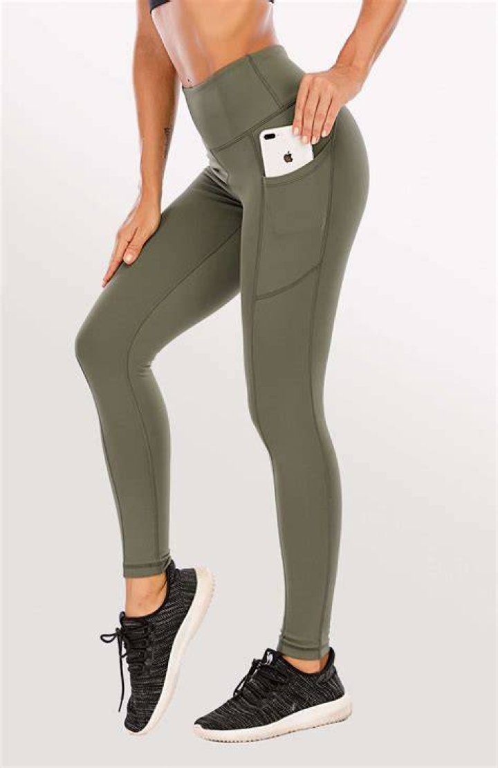olive green leggings