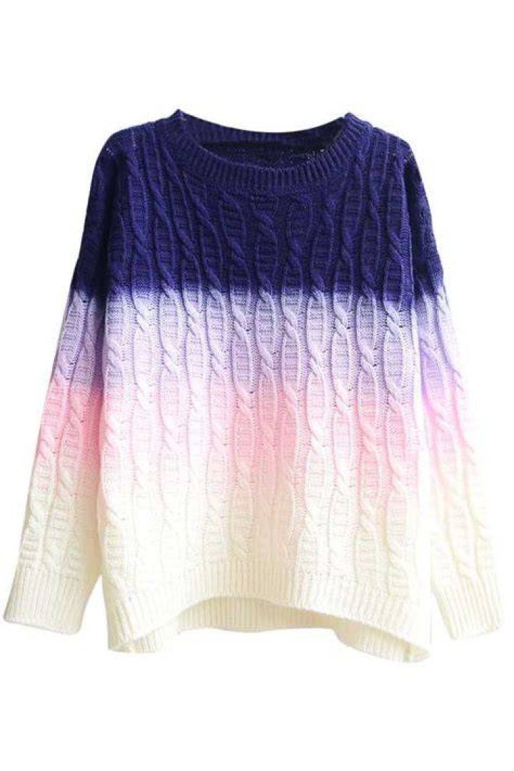 ombre sweater