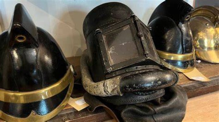 One helmet being auctioned is autographed