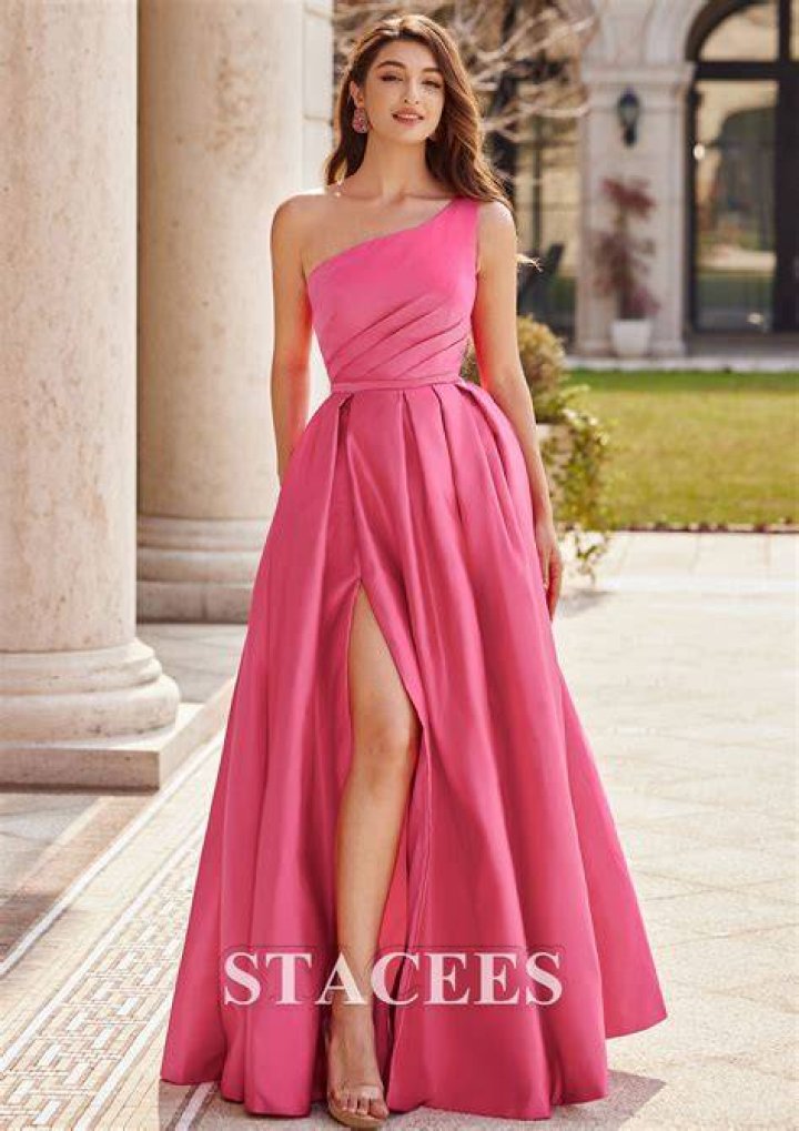 one-shoulder dress