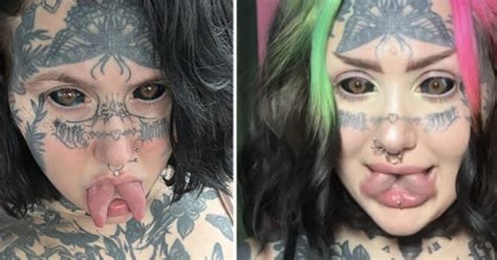 Orylan has a huge number of tattoos
