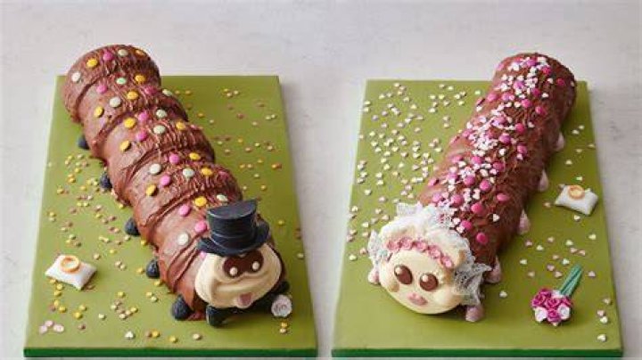 Out of the cakes, Colin looks the most like a caterpillar