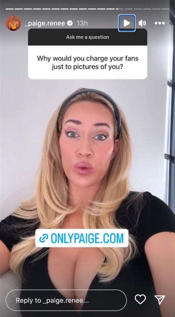 Paige posted a very raunchy video last week, learning to be a stripper