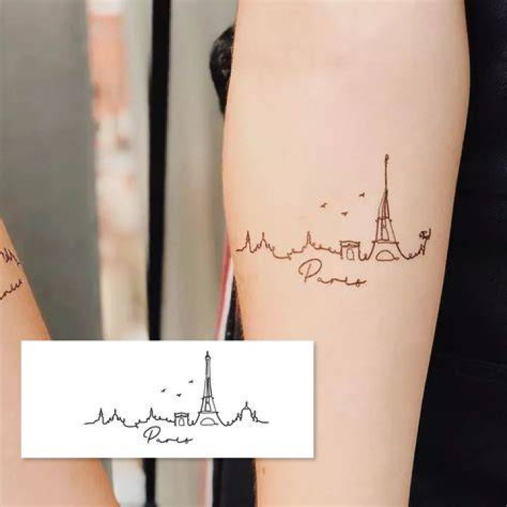  Paris also got another tattoo last week in homage to her favorite band
