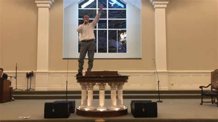  Pastor Tony Spell attends Sunday service at the Life Tabernacle megachurch challenging state orders.