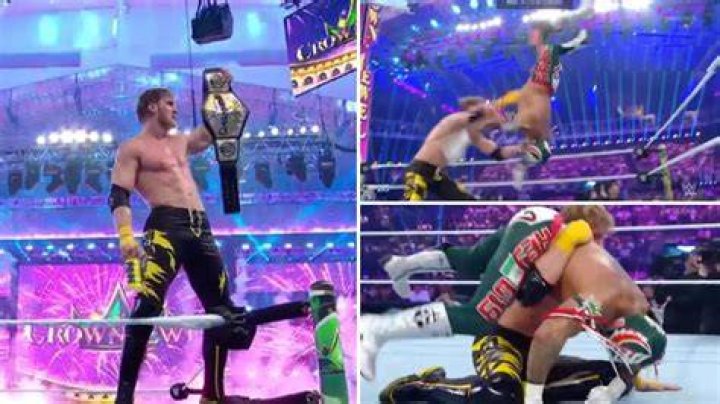 Paul beat Mysterio after using a pair of brass knuckles with some inadvertent help from Santos Escobar