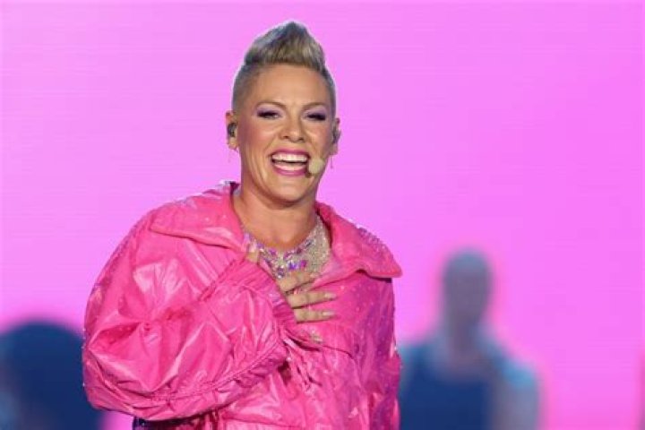 Pink during her live show in Bolton last week