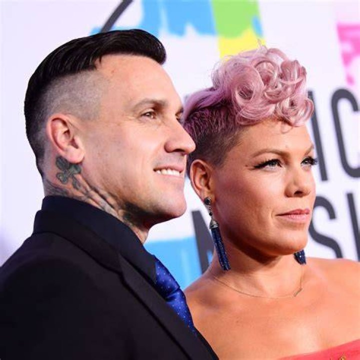 Pink shared a photo of her completely naked while showering outside her mobile home