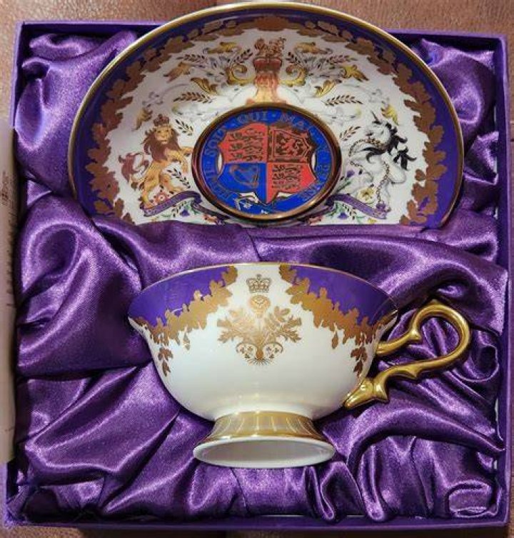 Platinum Jubilee cup and saucer