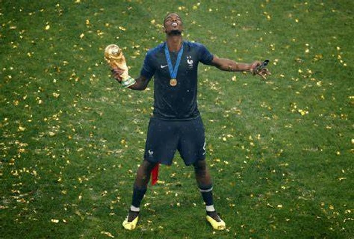 Pogba won the World Cup with France back in 2018
