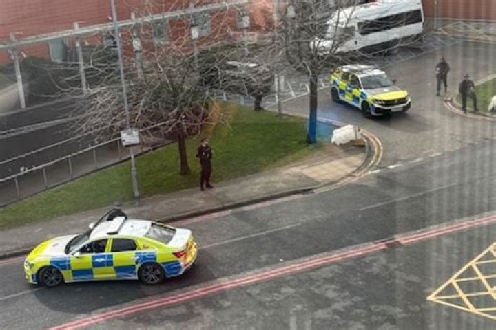 Police are seen outside of Ivana's apartment on Thursday