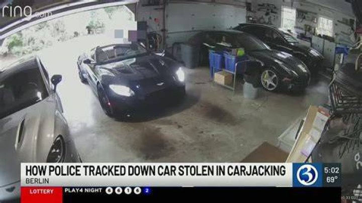 Police tracked down the stolen car and found fingerprints