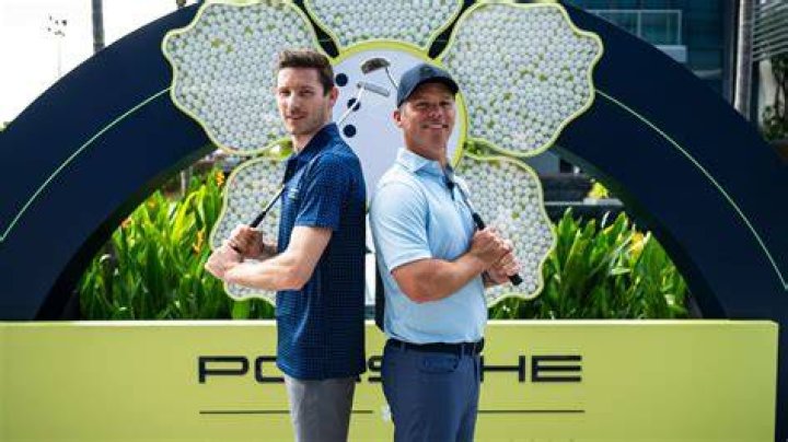 Porsche addict Paul Casey with the latest 911 GT3.
