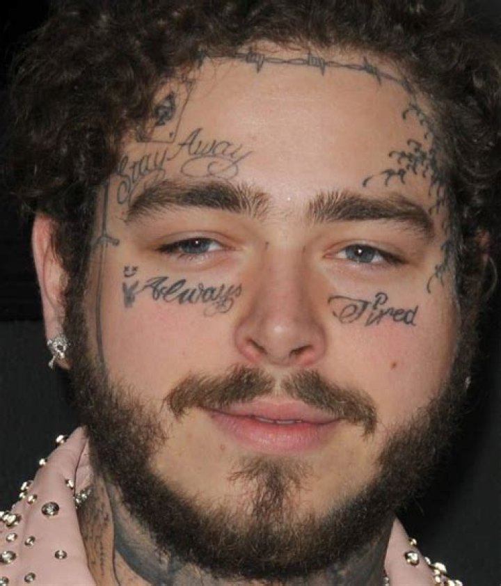 Post Malone New Face Tattoo