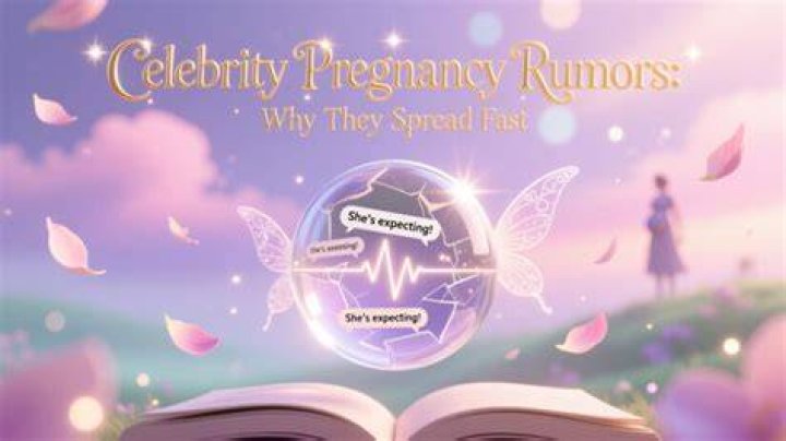 Pregnancy rumors started when they star wore loose fitting clothing to public engagements