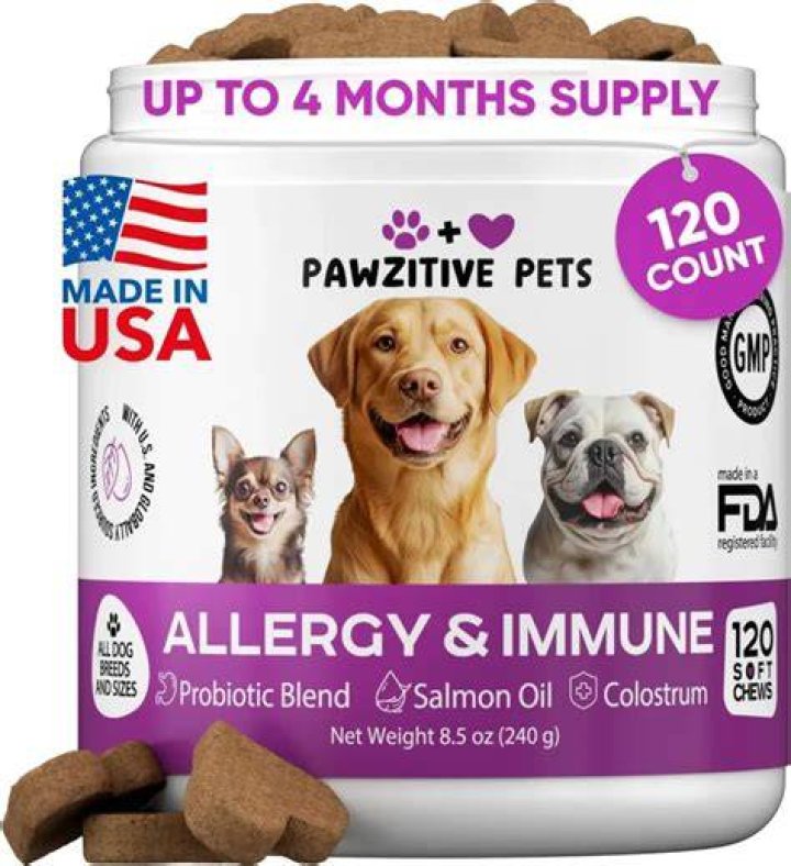 Premium Care Dog Allergy Chews & Immune Supplement