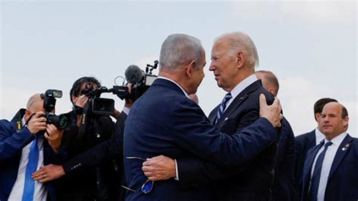 President Joe Biden visited the collapse site on Friday afternoon