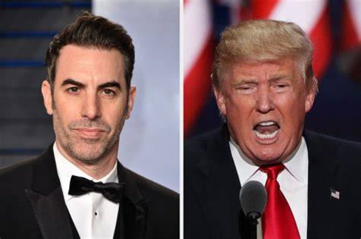 President Trump labelled Sacha Baron Cohen a "creep"