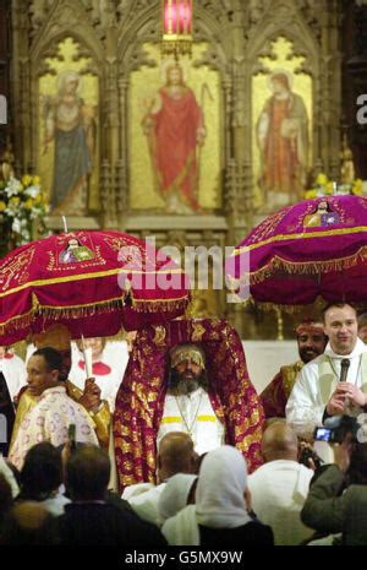 Priests arrived on the scene on Monday night