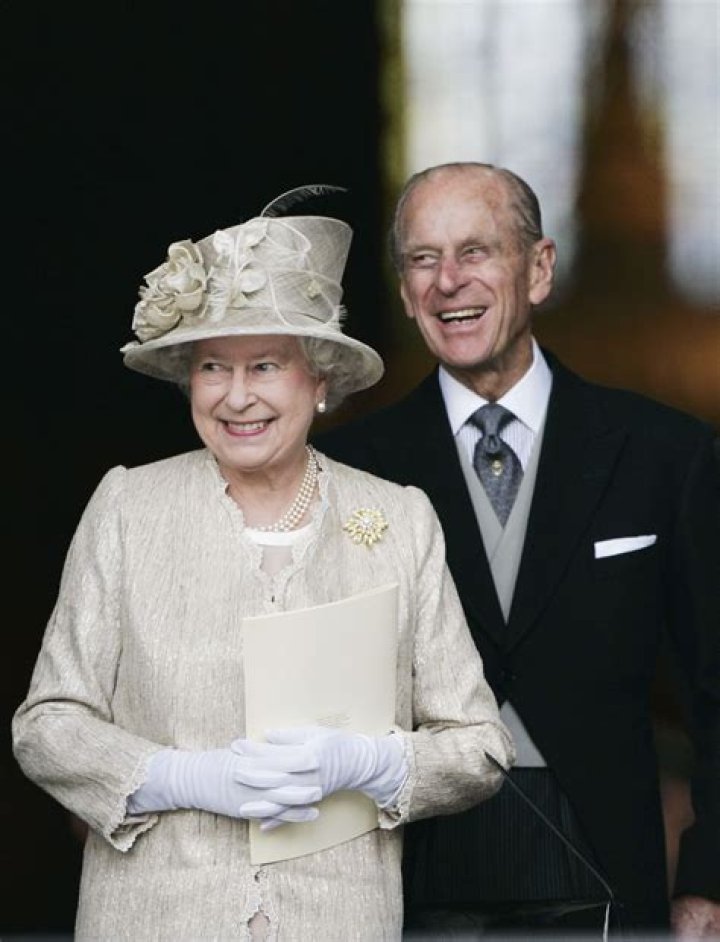  Prince Philip accompanies the Queen as she meets the then Scottish First Minister Alex Salmond, former First Minister Jack McConnell and then Scottish Tory leader Annabel Goldie