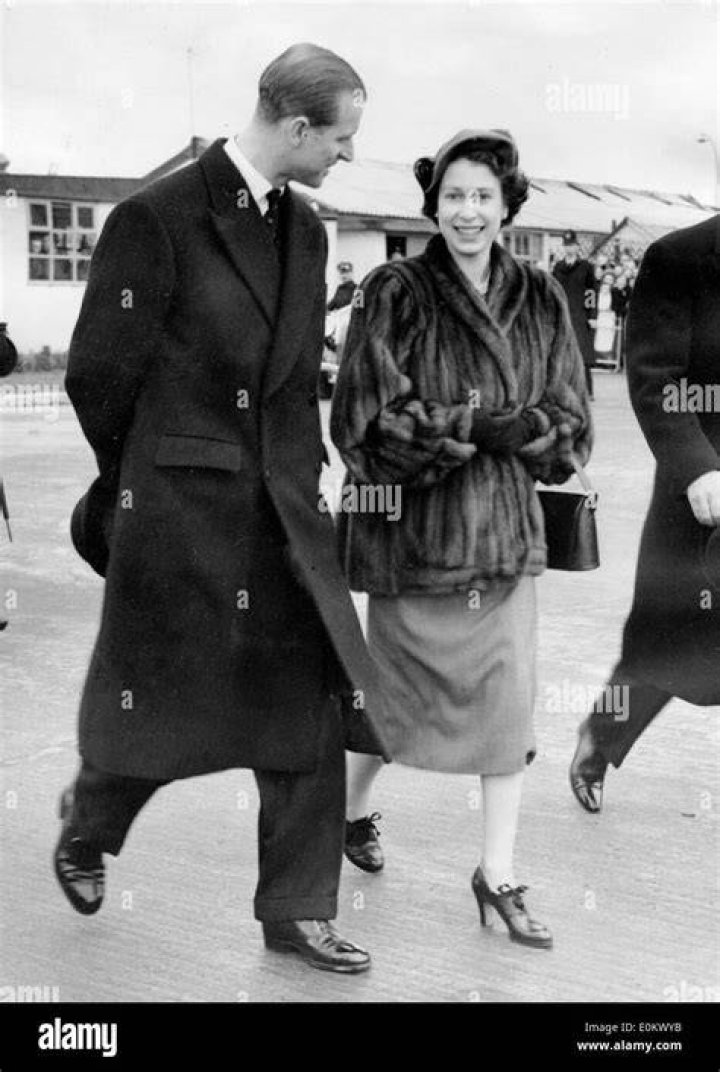  Prince Philip walking with his daughter Princess Anne to a Christmas Day service at Sandringham in 2005