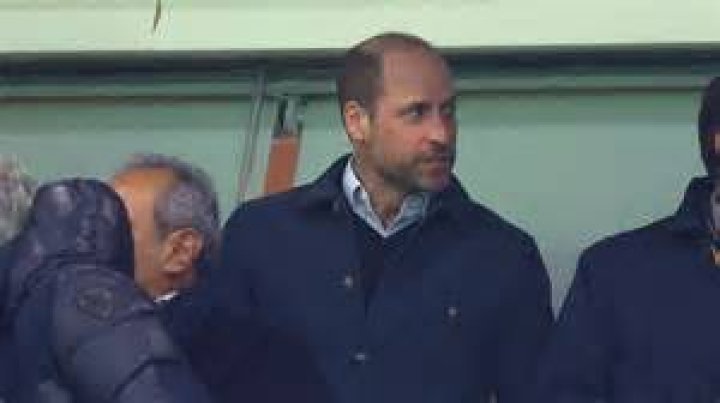 Prince William is a regular at Aston Villa