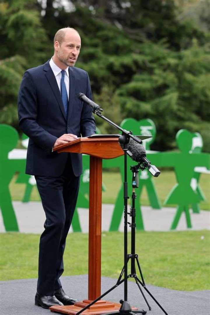 Prince William spoke during the ceremony