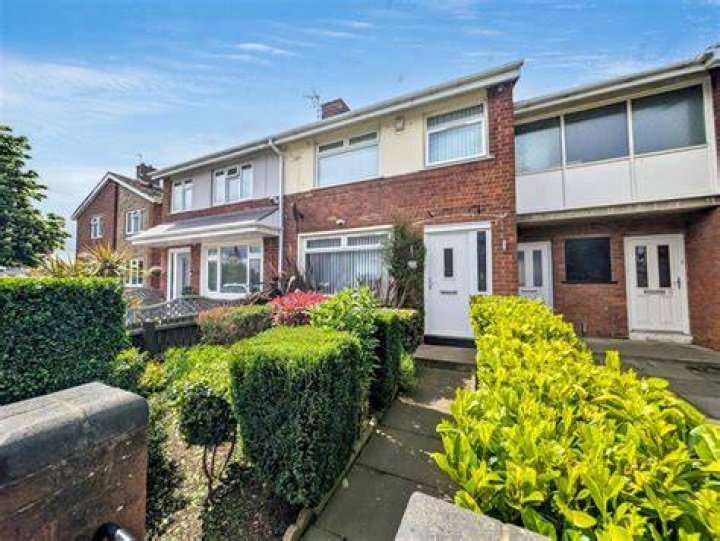 Princeport Road in Stockton-on-Tees plays host to a blurred house, and it's not clear why