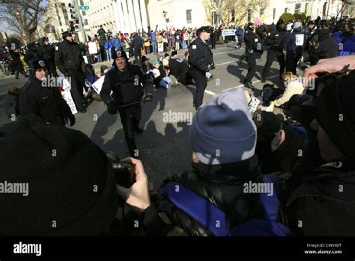 Protesters outside a Metropolitan DC Police building Wednesday night were arguing police had killed a boy who had just turned 18