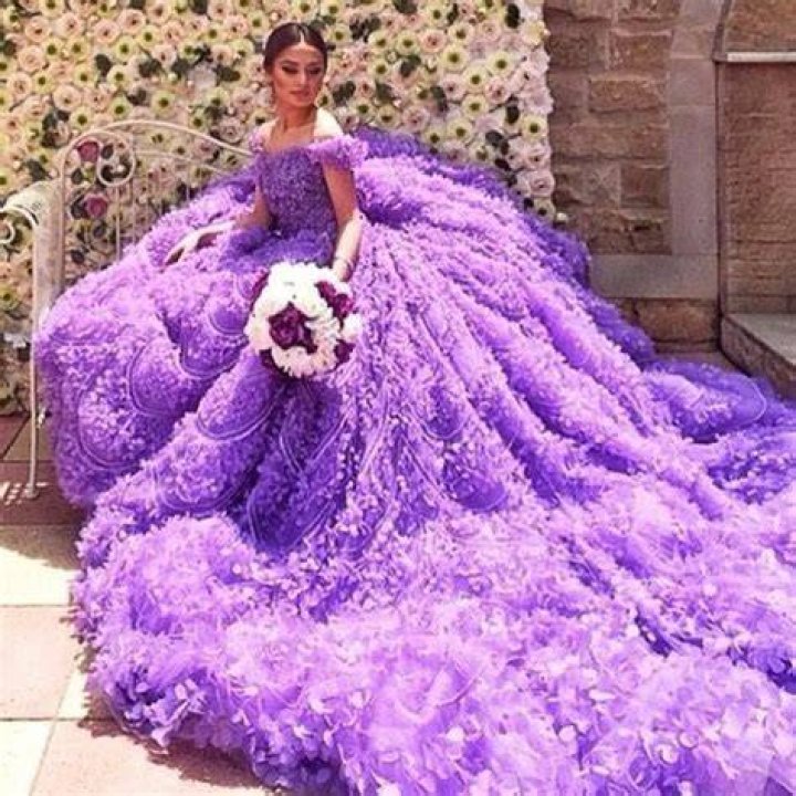 purple princess dress