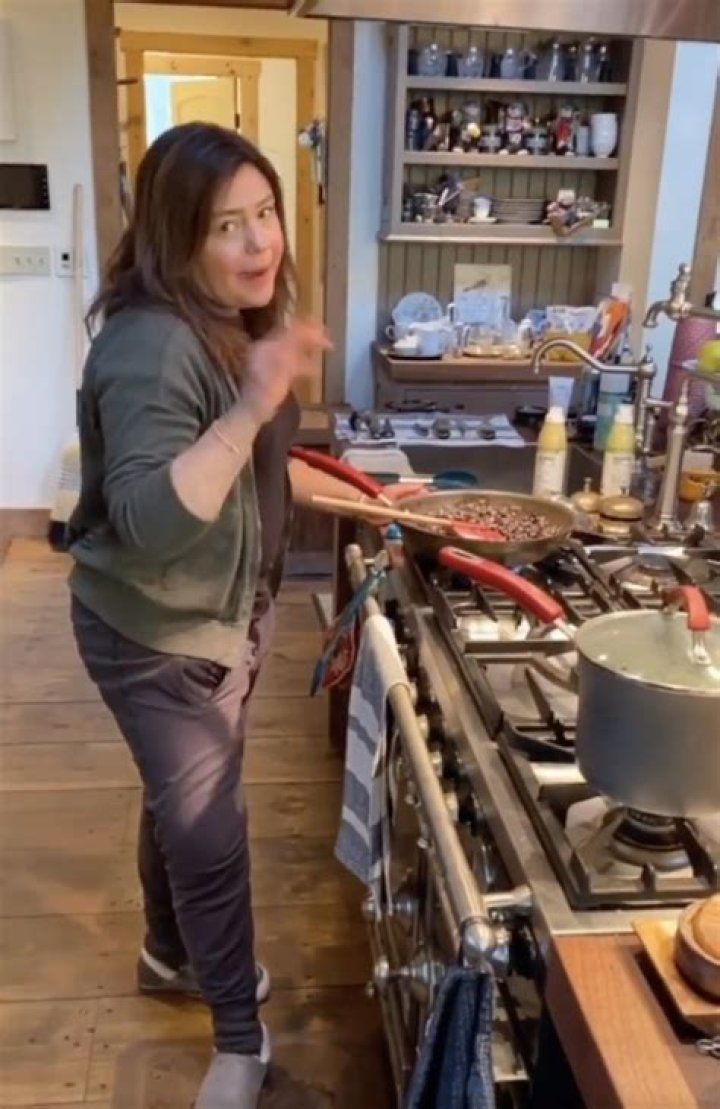 Rachael filmed at home during the pandemic
