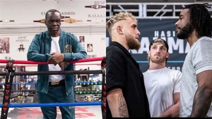 Rahman Jr pictured with Mayweather after turning up for revenge 