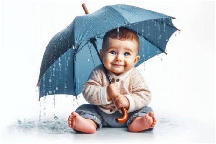  Rain is the baby of the family.